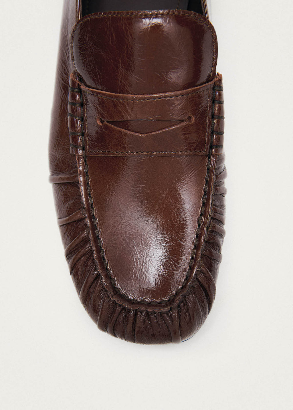 Aven Patent Brown Leather Loafers