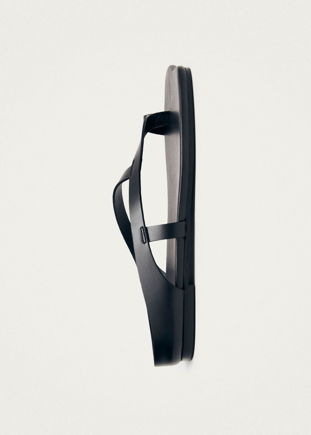 Dawn Black Leather Sandals