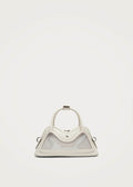 Hilma Mini Vinyl White Leather Bag