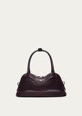 Hilma Vinyl Burgundy Leather Bag