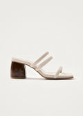 Indiana Stone Beige Leather Sandals