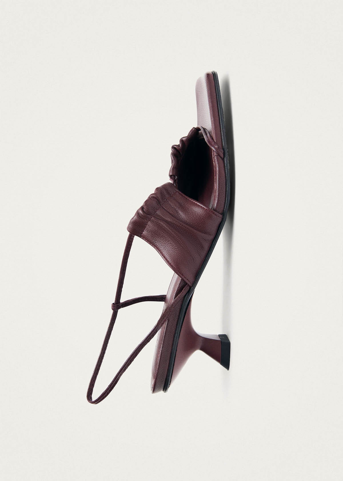 Juniper Burgundy Leather Sandals