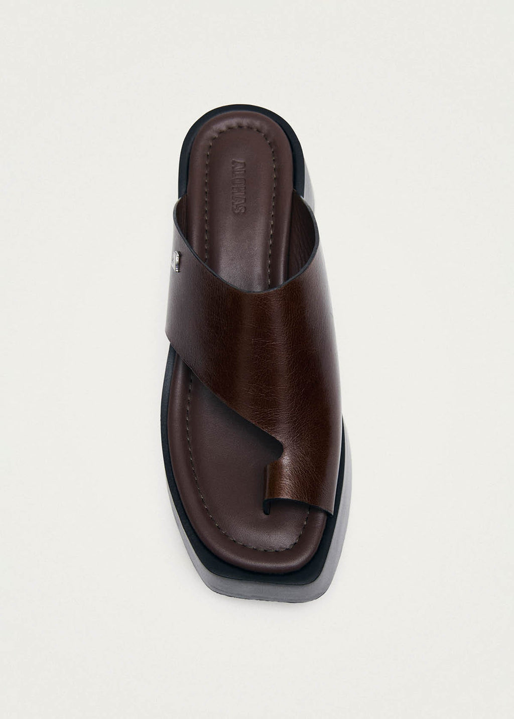 Nova Rift Brown Leather Sandals