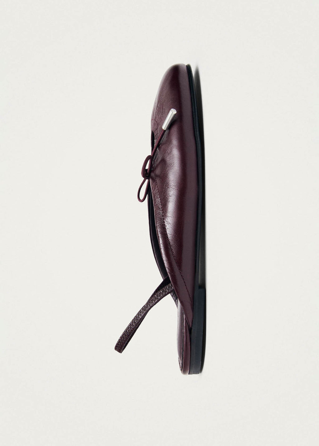 Oli Rift Burgundy Leather Ballet Flats