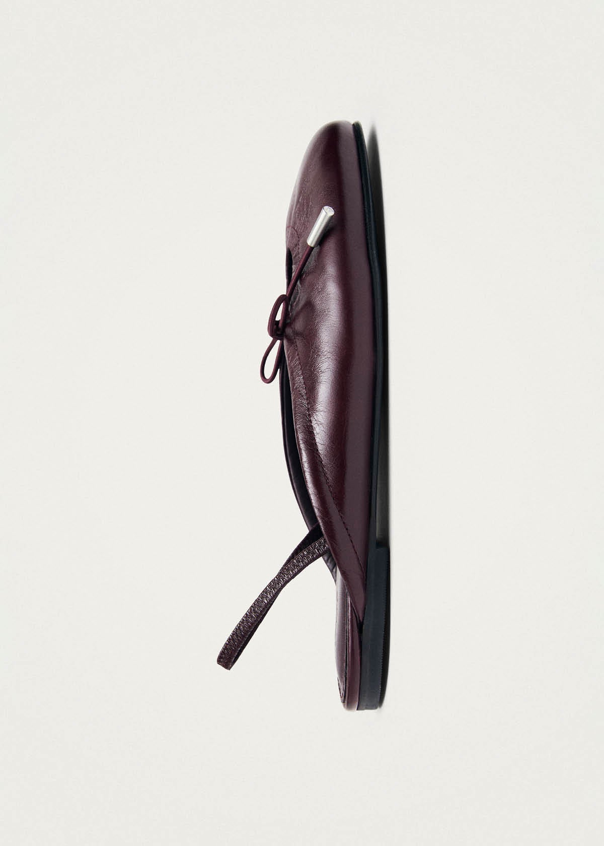 Oli Rift Burgundy Leather Ballet Flats