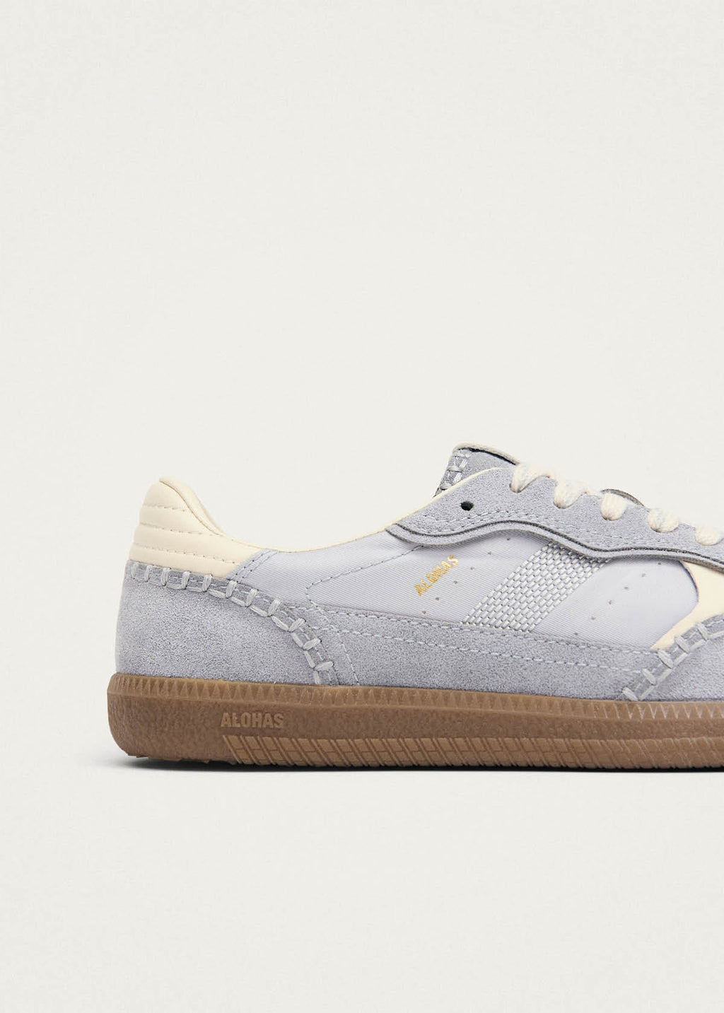 Tb.490 Recycled Pale Blue Leather Sneakers