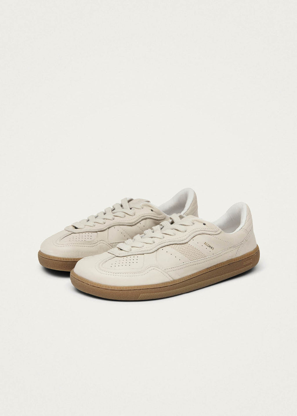 Tb.00 Barefoot Cream Leather Sneakers