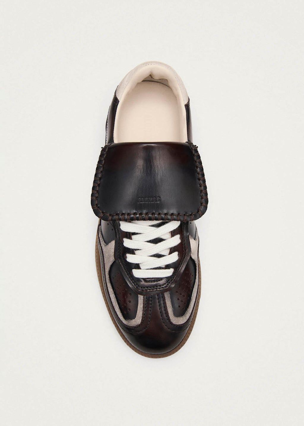 Tb.490 Club Brushed Dark Chocolate Leather Sneakers