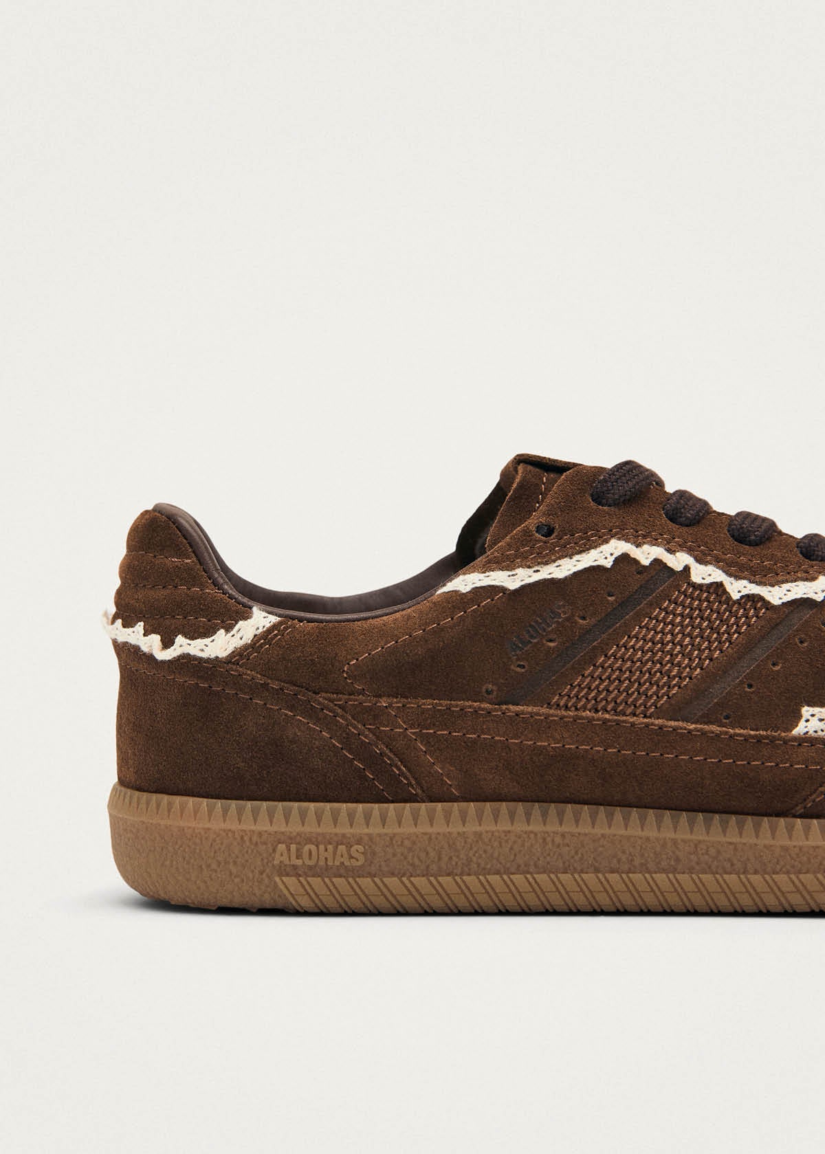 Tb.490 Crochet Chocolate Leather Sneakers