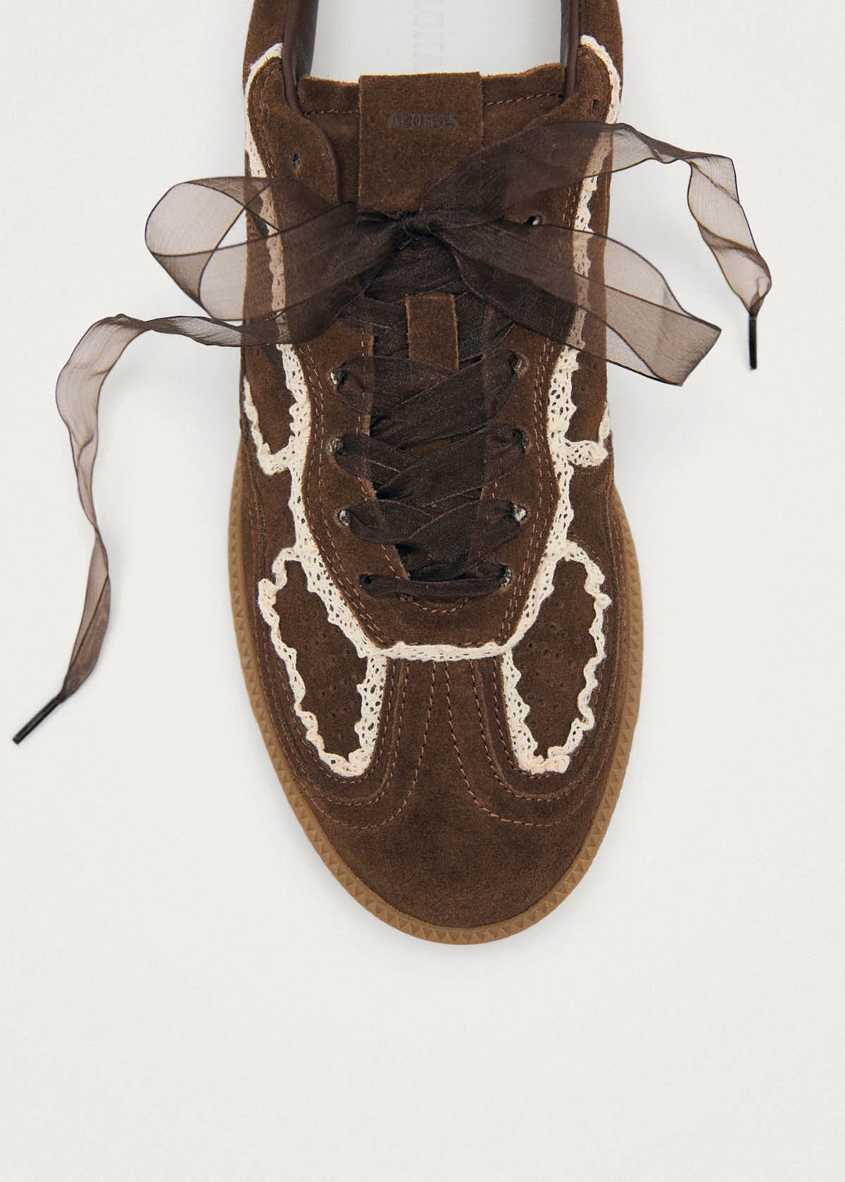 Tb.490 Crochet Chocolate Leather Sneakers