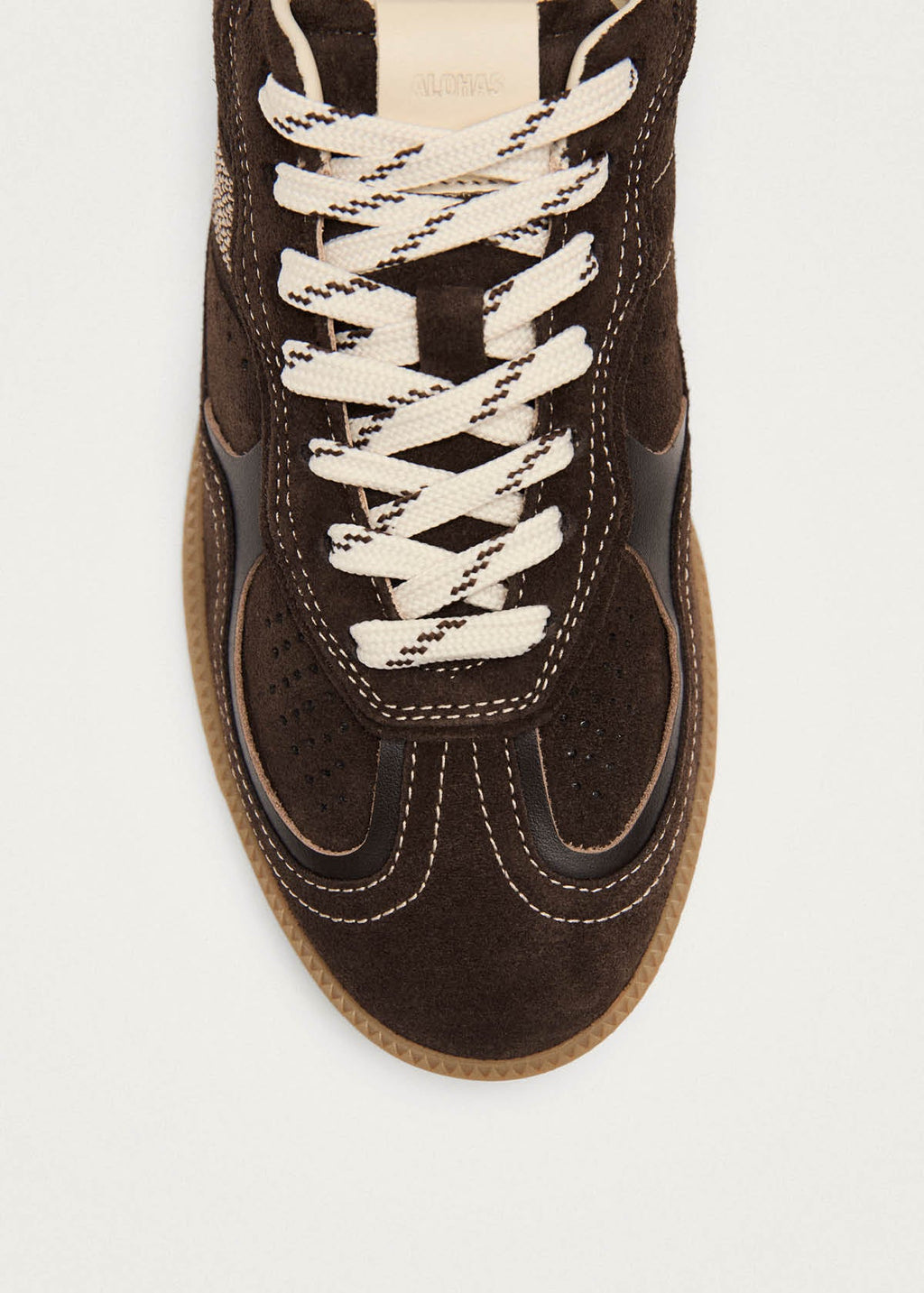 Tb.490 Rife Chocolate Cream Leather Sneakers
