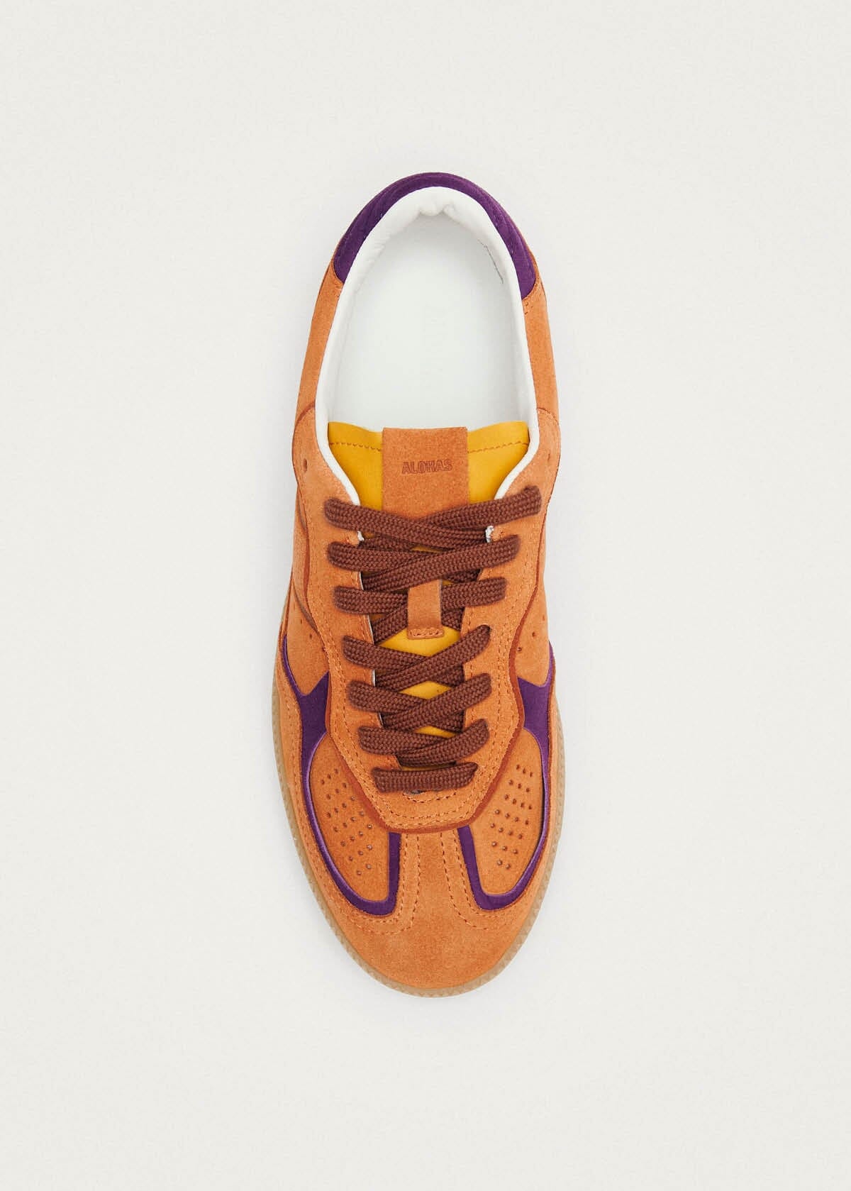 Tb.490 Rife Orange Leather Sneakers